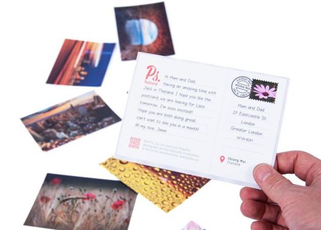 To start solving a problem, how to send a postcard by e-mail, you should create it